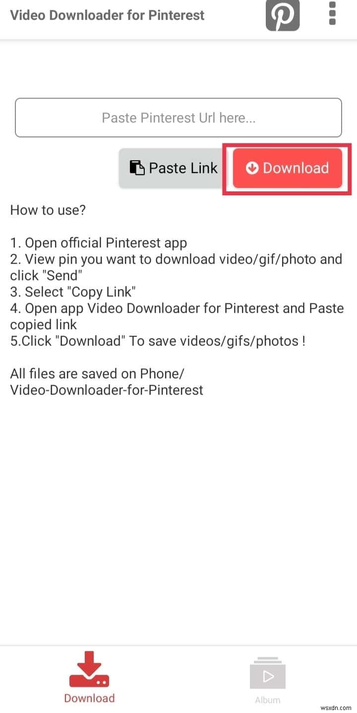 আপনার অ্যান্ড্রয়েড ফোনে Pinterest ভিডিও ডাউনলোড করুন:ধাপে ধাপে গাইড