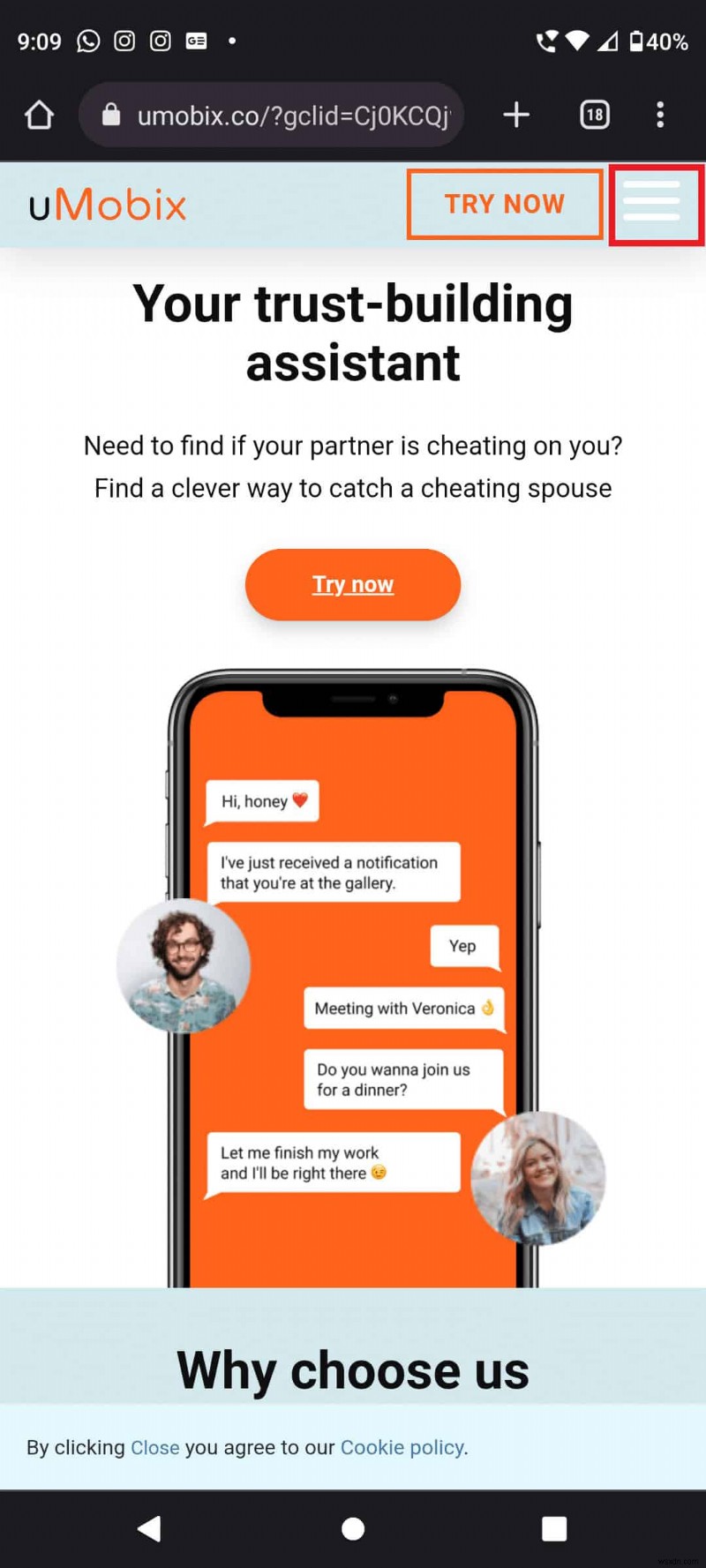 ধাপে ধাপে নির্দেশিকা:অ্যান্ড্রয়েড ডিভাইসে uMobix ইনস্টল করা 