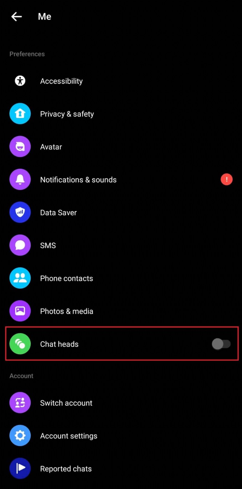 Facebook মেসেঞ্জার অ্যাকাউন্ট স্যুইচিং সমস্যার জন্য দ্রুত সমাধান 