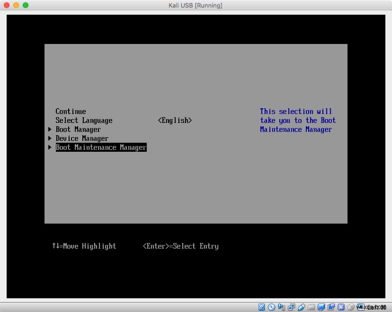 Mac এ EFI বুট সহ একটি USB-এ Kali Linux ইনস্টল করুন:ভার্চুয়ালাইজেশন টিপস সহ ধাপে ধাপে নির্দেশিকা 