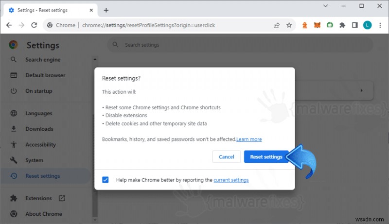 ফ্যাক্টরি সেটিংসে Google Chrome পুনরুদ্ধার করুন:একটি ধাপে ধাপে নির্দেশিকা৷ 