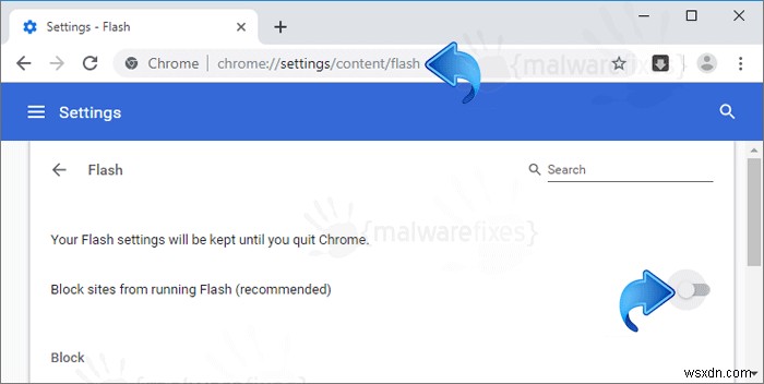 Google Chrome-এ  ফ্ল্যাশ প্লেয়ার আর সমর্থিত নয়  সতর্কতা বন্ধ করুন 