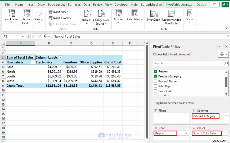 PivotTables এবং Slicers ব্যবহার করে Excel এ রিয়েল-টাইম ইন্টারেক্টিভ ড্যাশবোর্ড তৈরি করুন 