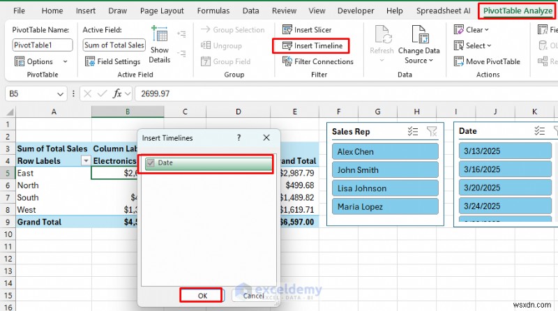 PivotTables এবং Slicers ব্যবহার করে Excel এ রিয়েল-টাইম ইন্টারেক্টিভ ড্যাশবোর্ড তৈরি করুন 