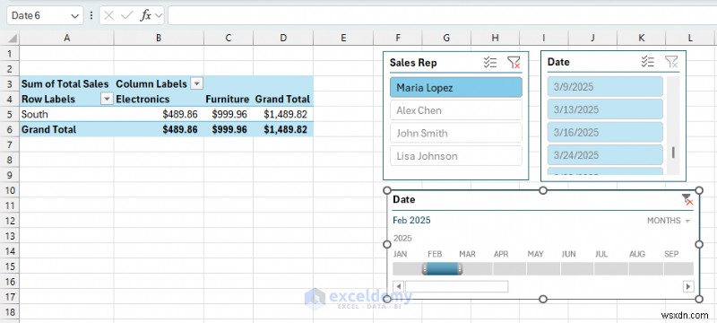 PivotTables এবং Slicers ব্যবহার করে Excel এ রিয়েল-টাইম ইন্টারেক্টিভ ড্যাশবোর্ড তৈরি করুন 