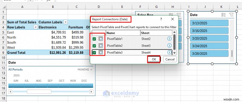 PivotTables এবং Slicers ব্যবহার করে Excel এ রিয়েল-টাইম ইন্টারেক্টিভ ড্যাশবোর্ড তৈরি করুন 