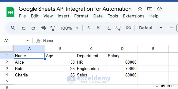 Google Sheets API ইন্টিগ্রেশনের মাধ্যমে আপনার ওয়ার্কফ্লো স্বয়ংক্রিয় করুন 