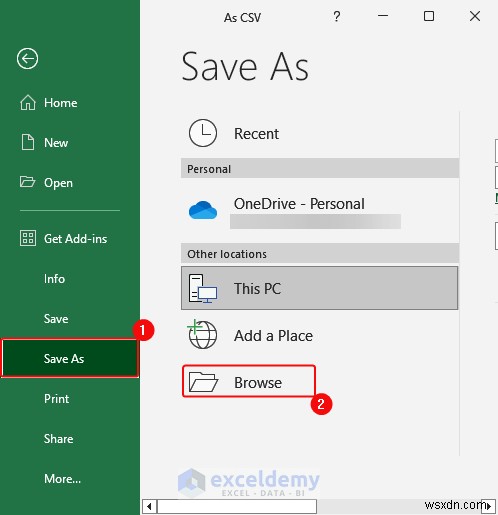 DOC, PDF, CSV, XML, এবং vCard ফরম্যাটে এক্সেল ডেটা রপ্তানি করা সহজ হয়েছে 