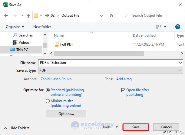 DOC, PDF, CSV, XML, এবং vCard ফরম্যাটে এক্সেল ডেটা রপ্তানি করা সহজ হয়েছে 
