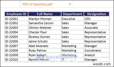 DOC, PDF, CSV, XML, এবং vCard ফরম্যাটে এক্সেল ডেটা রপ্তানি করা সহজ হয়েছে 