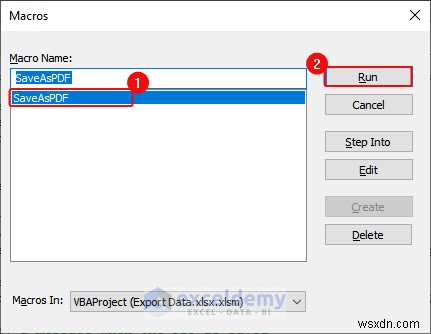 DOC, PDF, CSV, XML, এবং vCard ফরম্যাটে এক্সেল ডেটা রপ্তানি করা সহজ হয়েছে 