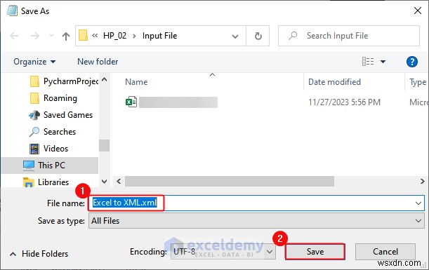 DOC, PDF, CSV, XML, এবং vCard ফরম্যাটে এক্সেল ডেটা রপ্তানি করা সহজ হয়েছে 