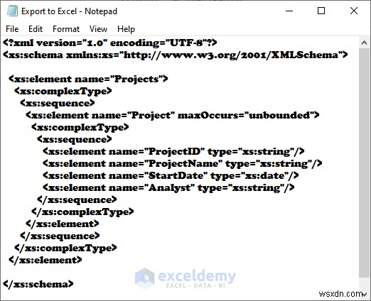 DOC, PDF, CSV, XML, এবং vCard ফরম্যাটে এক্সেল ডেটা রপ্তানি করা সহজ হয়েছে 