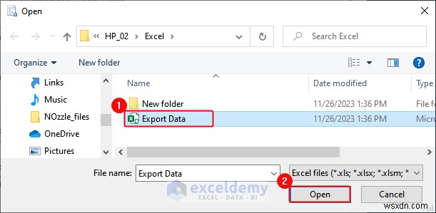 DOC, PDF, CSV, XML, এবং vCard ফরম্যাটে এক্সেল ডেটা রপ্তানি করা সহজ হয়েছে 