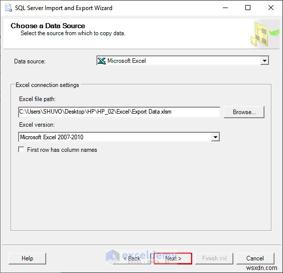 DOC, PDF, CSV, XML, এবং vCard ফরম্যাটে এক্সেল ডেটা রপ্তানি করা সহজ হয়েছে 