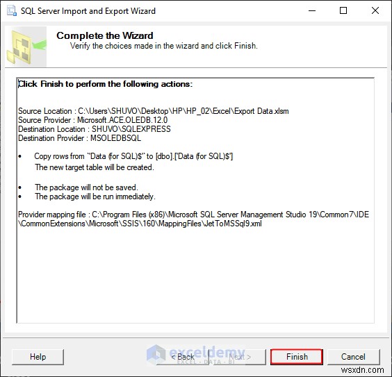 DOC, PDF, CSV, XML, এবং vCard ফরম্যাটে এক্সেল ডেটা রপ্তানি করা সহজ হয়েছে 
