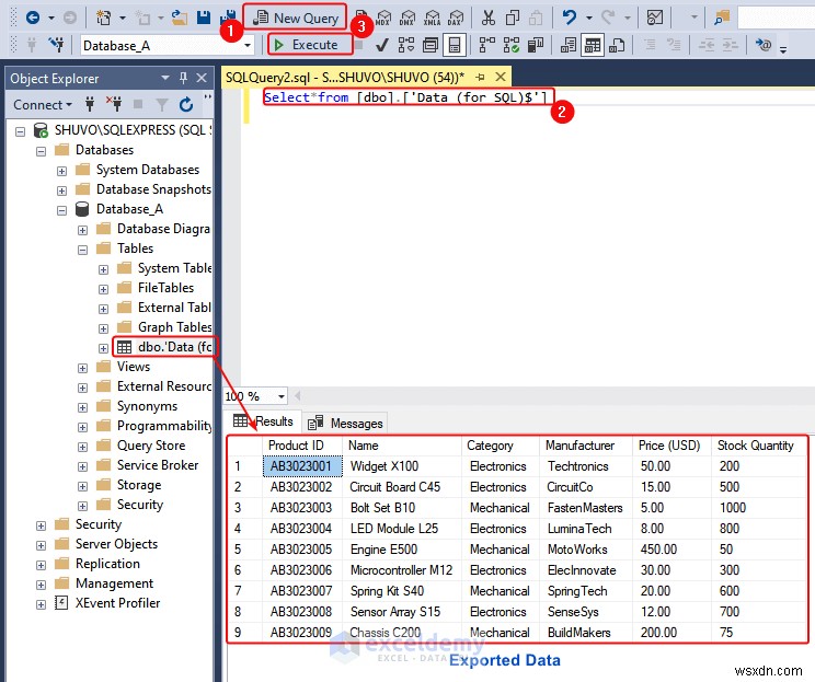 DOC, PDF, CSV, XML, এবং vCard ফরম্যাটে এক্সেল ডেটা রপ্তানি করা সহজ হয়েছে 