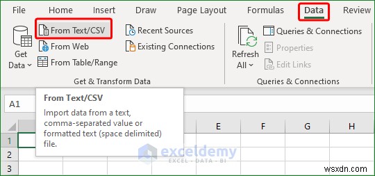 এক্সেলে VCF (vCard) ফাইল খুলুন:2টি সহজ পদ্ধতি 