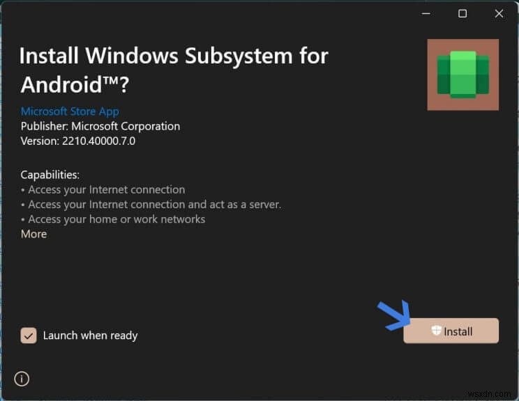 Windows 11 এ অ্যান্ড্রয়েডের জন্য উইন্ডোজ সাবসিস্টেম ইনস্টল করা:একটি ধাপে ধাপে নির্দেশিকা 