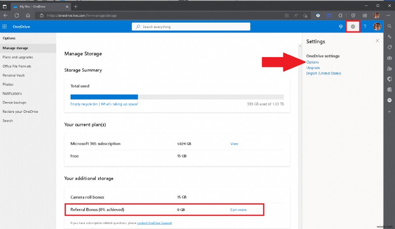 Windows11 এবং ওয়েবে আপনার OneDrive সঞ্চয়স্থান পরিচালনা করুন:সীমাবদ্ধতা এড়িয়ে চলুন এবং স্থান খালি করুন 