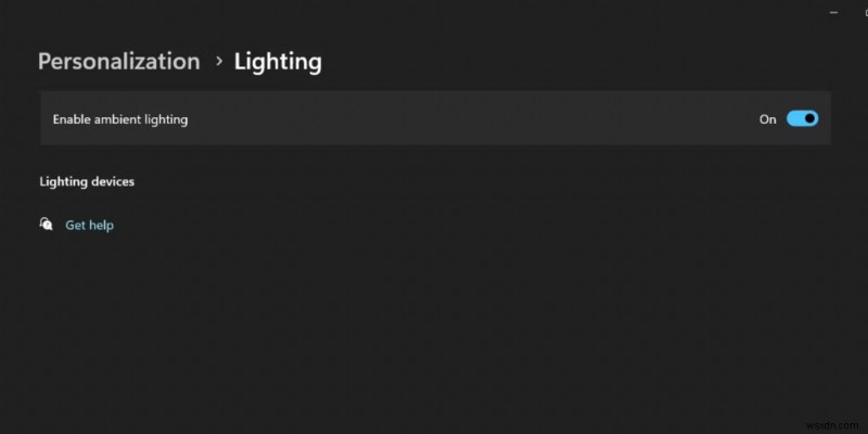Windows 11-এ RGB লাইটিং কন্ট্রোল সক্রিয় করুন:ধাপে ধাপে নির্দেশিকা 