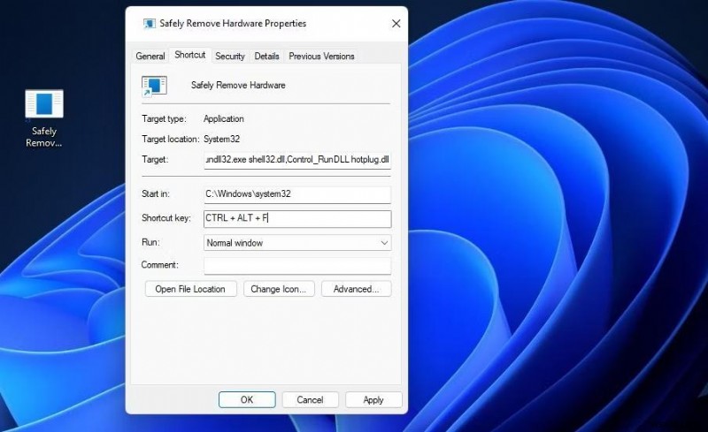 Windows 11-এ একটি নিরাপদ USB ইজেকশন শর্টকাট তৈরি করুন 