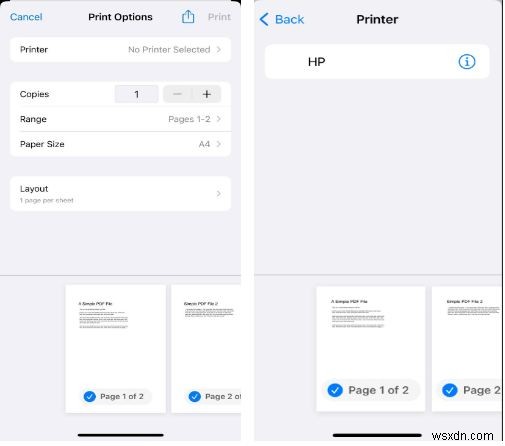 আপনার iPhone বা iPad থেকে প্রিন্ট করুন:সহজ ধাপে ধাপে গাইড 