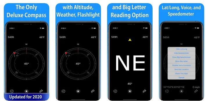 শীর্ষ 9 iOS কম্পাস অ্যাপস:আত্মবিশ্বাসের সাথে রুট, গতি এবং দূরত্ব ট্র্যাক করুন 