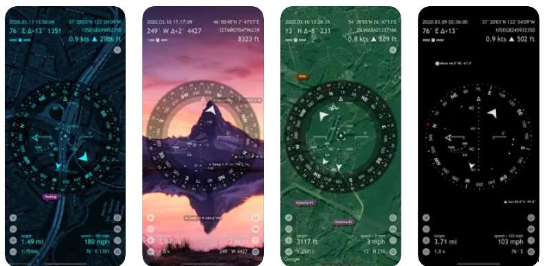 শীর্ষ 9 iOS কম্পাস অ্যাপস:আত্মবিশ্বাসের সাথে রুট, গতি এবং দূরত্ব ট্র্যাক করুন 
