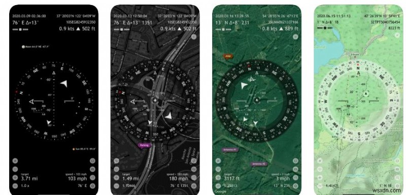 শীর্ষ 9 iOS কম্পাস অ্যাপস:আত্মবিশ্বাসের সাথে রুট, গতি এবং দূরত্ব ট্র্যাক করুন 