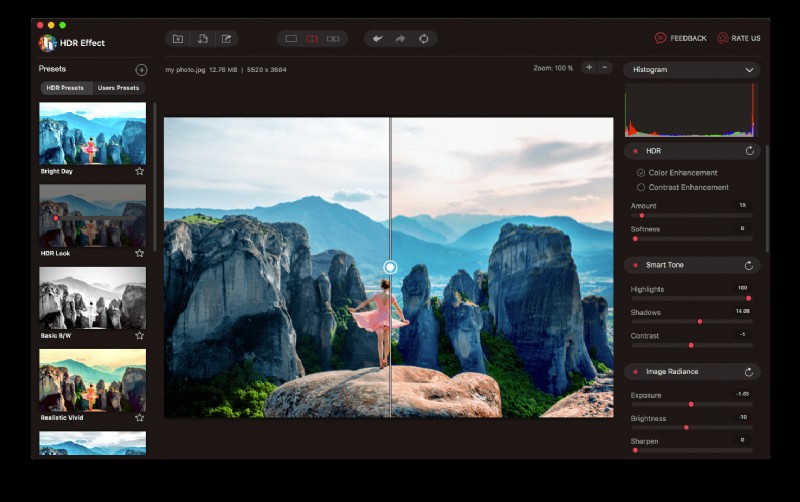পেশাদার HDR সম্পাদনার মাধ্যমে আপনার ম্যাক ফটোগুলিকে উন্নত করুন৷ 