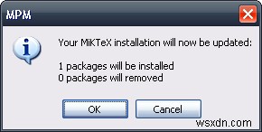 অনায়াসে MiKTeX এর সাথে LaTeX প্যাকেজগুলি পরিচালনা করুন:অনুসন্ধান করুন, ইনস্টল করুন এবং আপডেট করুন 