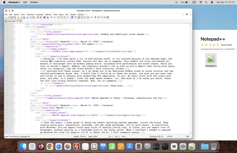 Mac এর জন্য CodeWeavers CrossOver:macOS-এ বিরামহীন উইন্ডোজ অ্যাপ অভিজ্ঞতা 
