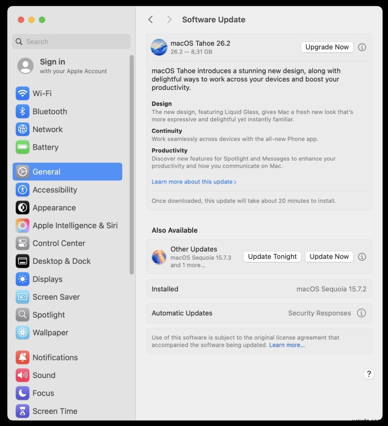 macOS Tahoe-তে আপগ্রেড করা:মূল অনুসন্ধান, পর্যবেক্ষণ, এবং ব্যবহারিক টিপস 