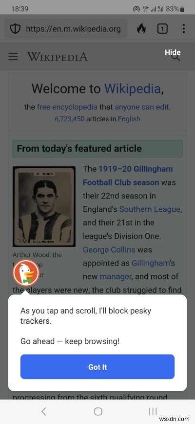 DuckDuckGo ব্রাউজার:সক্ষম এবং বৈশিষ্ট্য-সমৃদ্ধ, কিন্তু কঠোর গোপনীয়তা নিয়ন্ত্রণের অভাব রয়েছে 