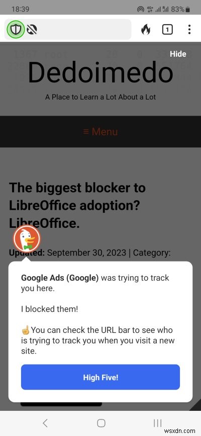 DuckDuckGo ব্রাউজার:সক্ষম এবং বৈশিষ্ট্য-সমৃদ্ধ, কিন্তু কঠোর গোপনীয়তা নিয়ন্ত্রণের অভাব রয়েছে 